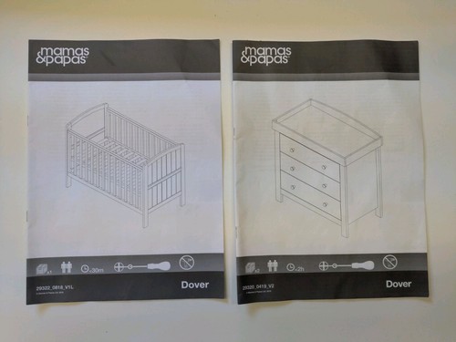 Mamas papas cot and changer - &, changer/
