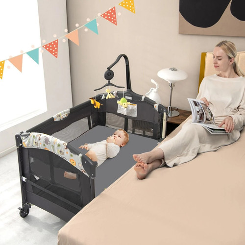 Baby travel cot - in,
