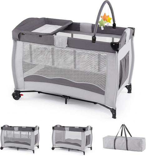 Travel cot portable - 1,