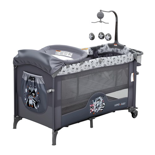 Folding baby travel cot - folding,