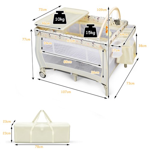 Convertible bassinet - in,